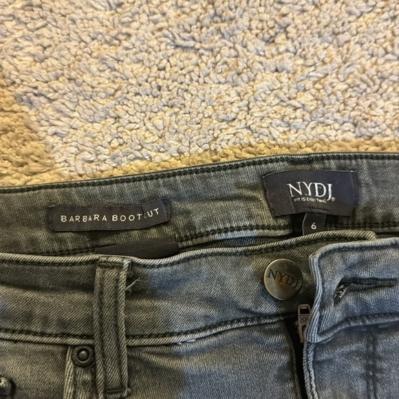 NYDJ barbara bootcut gray jeans size 6 - Picture 3 of 6